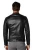 Stylish Biker Soft Real Men Jacket Black Leather Handmade Genuine Lambskin