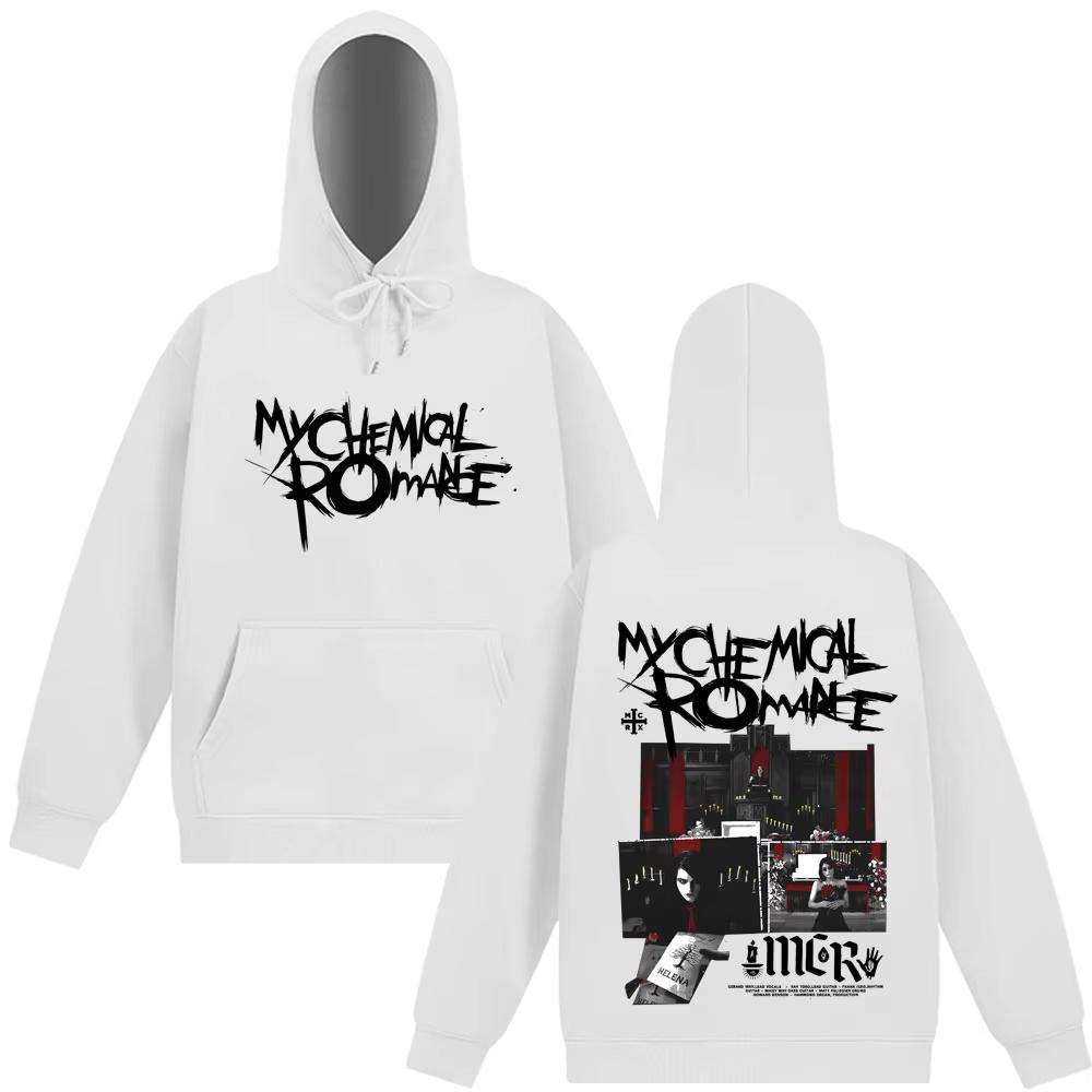 My Chemical Romance Hoodie The Black Parade Punk Band Emo Pullover Langarm Gothic Punk Herren Sweatshirt