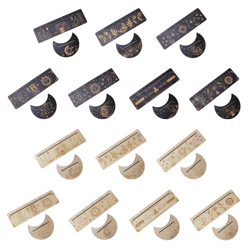 Wooden Tarot Card Holder Altar Cards Holder Display for Witch Divination Tools