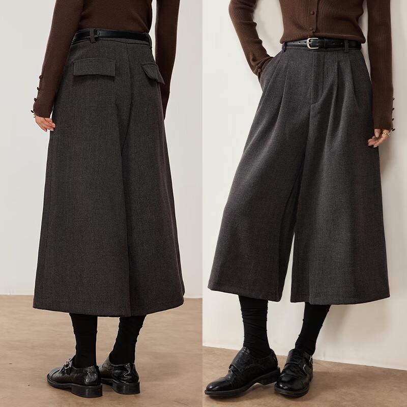 VICTORIA&VERA Women's High-Waist Straight-Leg Cropped Pants V9017K01