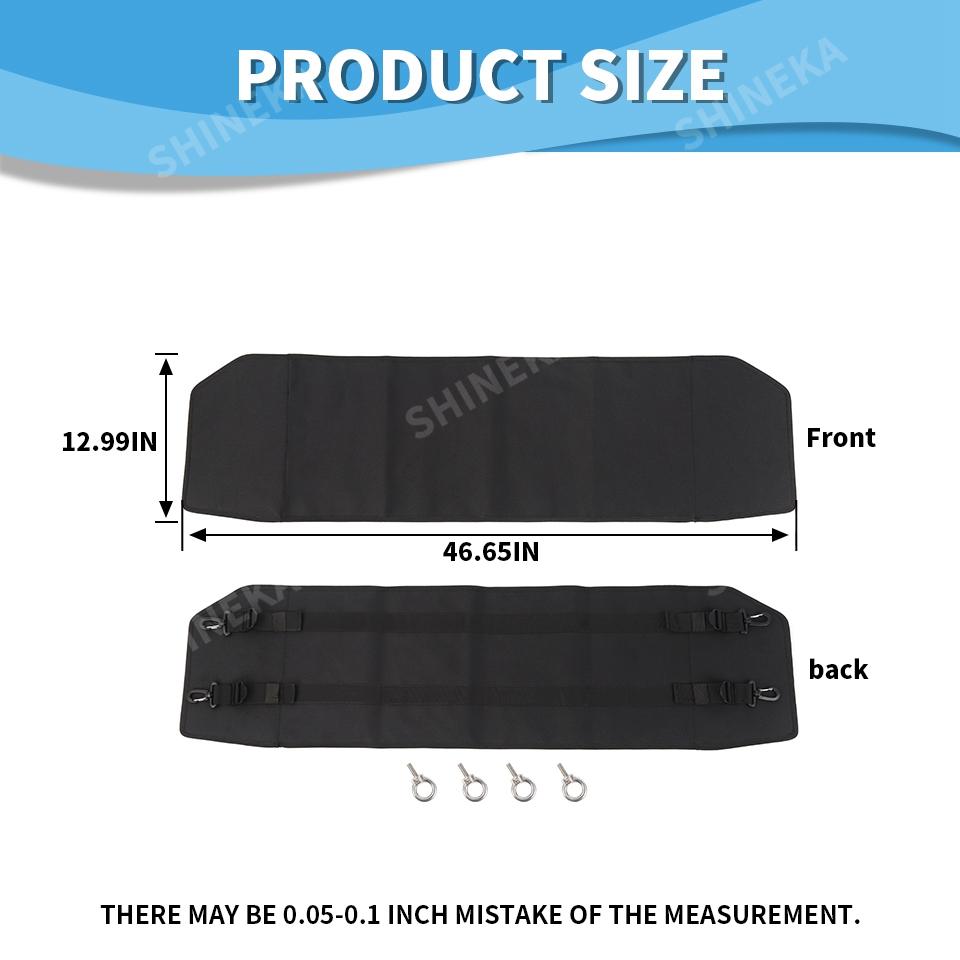 SHINEKA Rear Trunk Curtain Cover Storage Bag Net Organizer for Suzuki Jimny 4 Door 2019 Up Stowing Tidying Interior Accessories