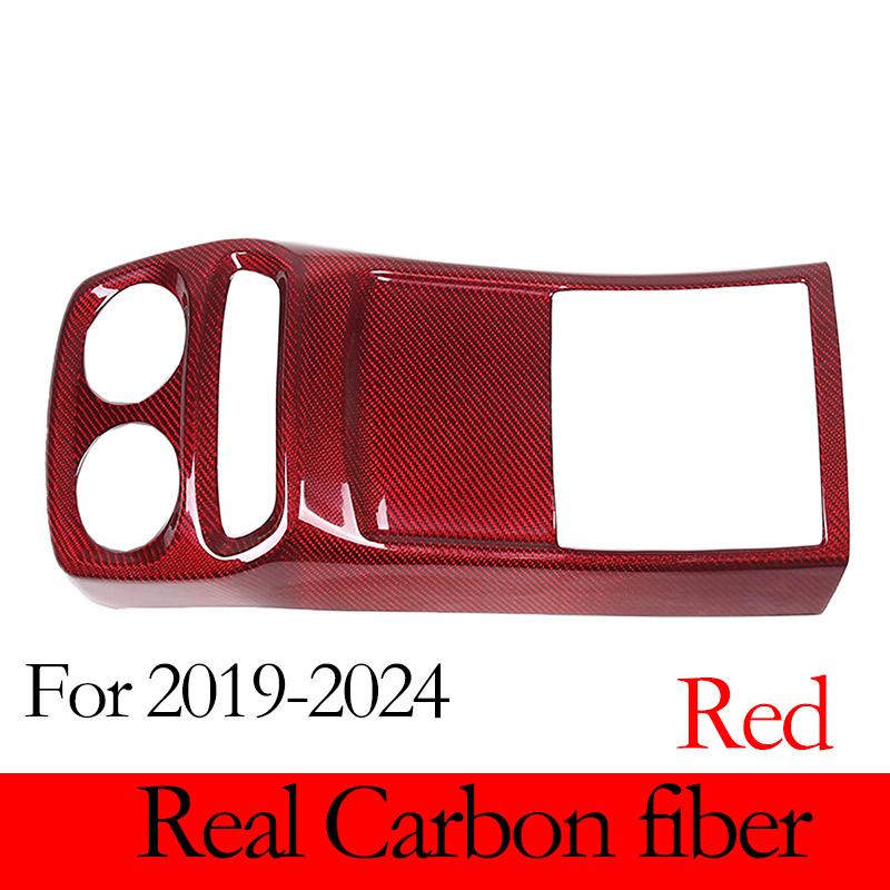 For Mercedes-Benz G-Class W464 W465 2019-2026 Carbon Fiber Rear Air Condition Outlet Vent Frame Cover Trim Car Accessories