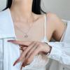 Colorfast Universe Planet Pendant Necklace - Women's Unique Temperament Design with Inlaid Collarbone Chain