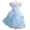 Kids Princess Costume Girls Elsa Anna Dress Carnival Cosplay Snow White Aurora Moana Rapunzel Mermaid Belle Party Outfits