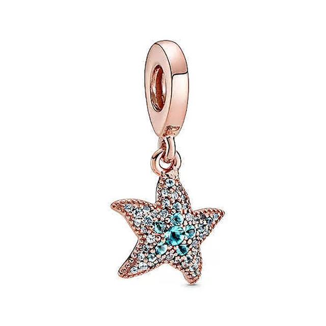 New Bear Shell Dreamcatcher Dolphin Beads Charm Dangle Fit Bracelets &Necklaces For Women Jewelry Gift Making 