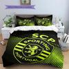 sporting fc Pattern Bedding Home Decoration Birthday Gift (1 * duvet cover + 2 * pillowcase, without core)