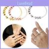 Sterling Silver Rotatable Beaded Finger Ring- The Ultimate Anti-stress Ring For Women