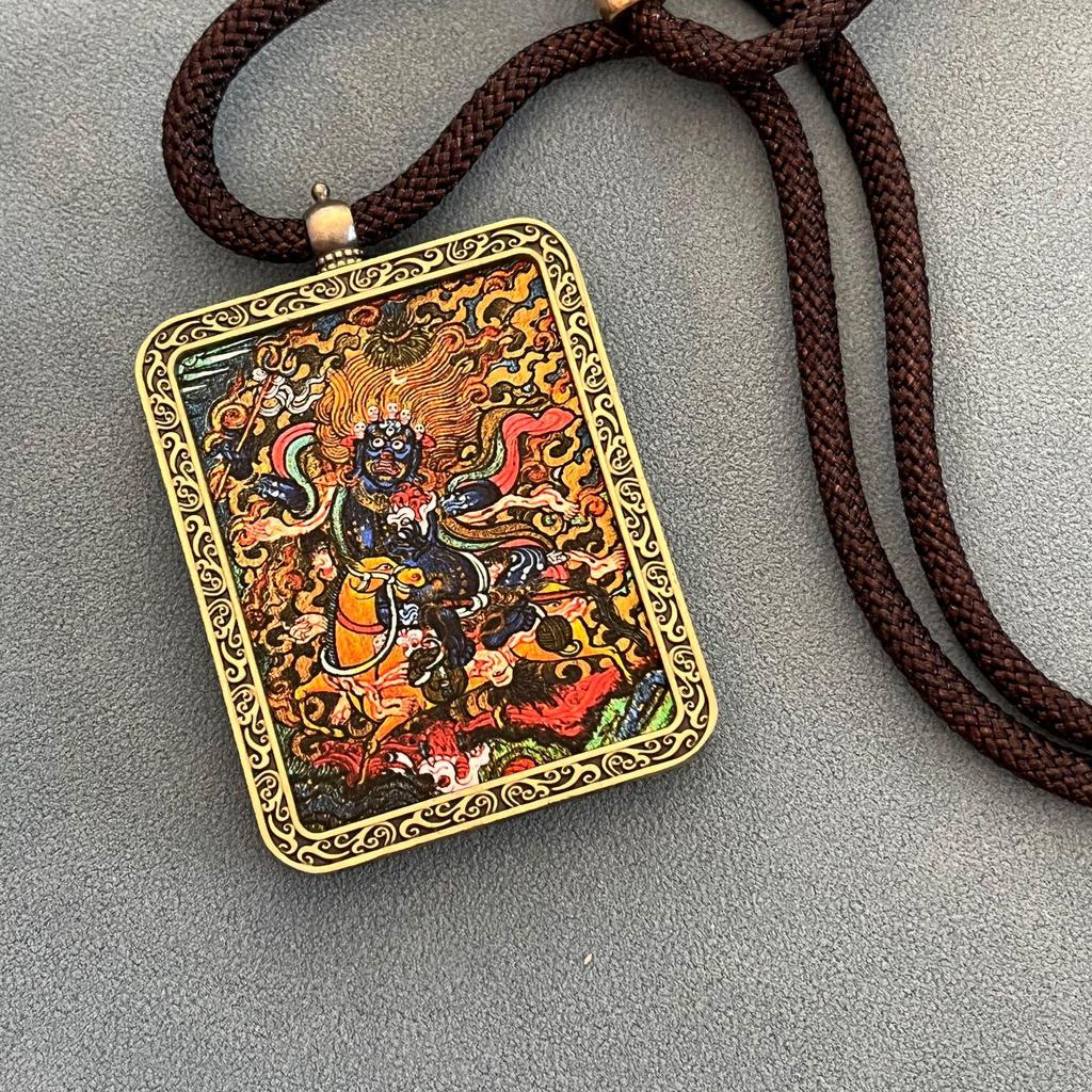 Twelve Zodiac Guardians Thangka Sweater Pendant - Buddhist Souvenirs