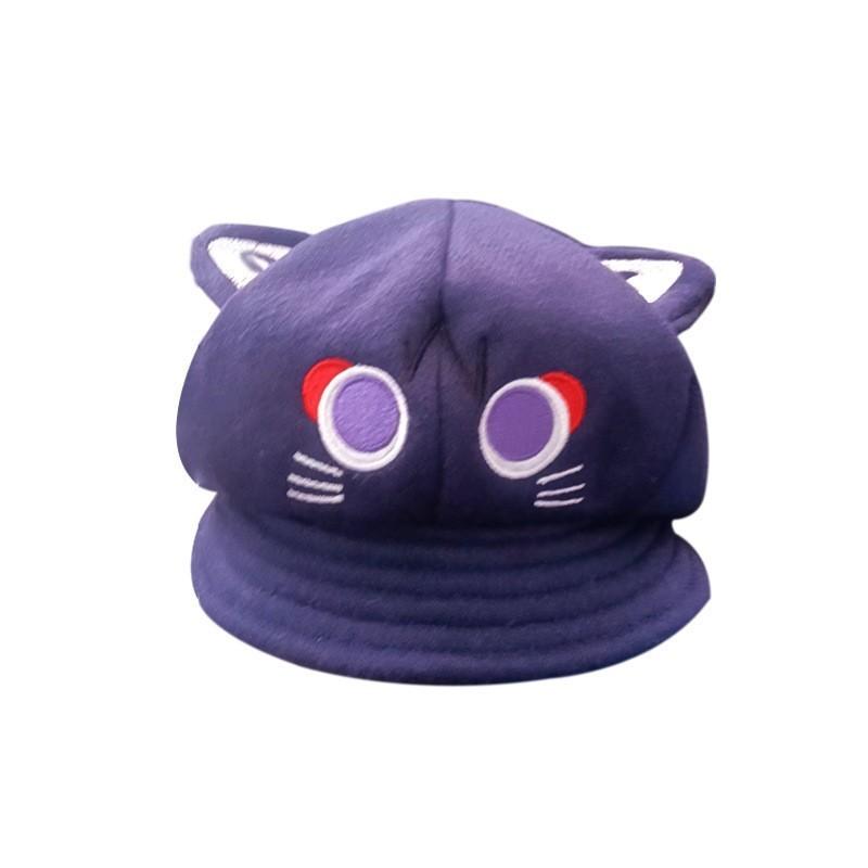 

Fashionable Round Top Beret Cap With Short Brim Cute Cartoon Design