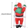 Climbing Santa Claus on Rope Ladder Hanging Decoration,Christmas Tree Ornament Xmas Decor for