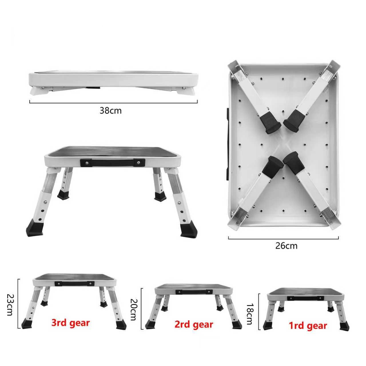 Portable Multi-Functional A-Frame Folding Ladder for Indoor and Engineering Use