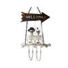 Swing Couple Halloween Hanging Swing Chain Hanging Voice-controlled Luminous Haunted House Horror Decoration Pendant Props