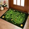 Custom Name Green Dragon Carpet Rug for Bedroom Living Room Home Sofa Decoration,Playroom Sofa Office Home Decor Game Large Decor Floor Mat