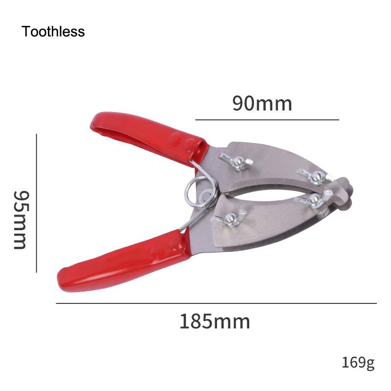 Grafting Tool Stainless Steel Sharp Blade Pulley Stripper Branch Fruit Tree Girdling Knife Dipped Plastic Handle Garden Scissors
