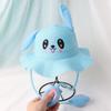 Cute Children's Sun Hat Summer Sunscreen Cap Cotton Yarn Hat Ear Moving Hats Cartoon Fisherman Hat for Kids
