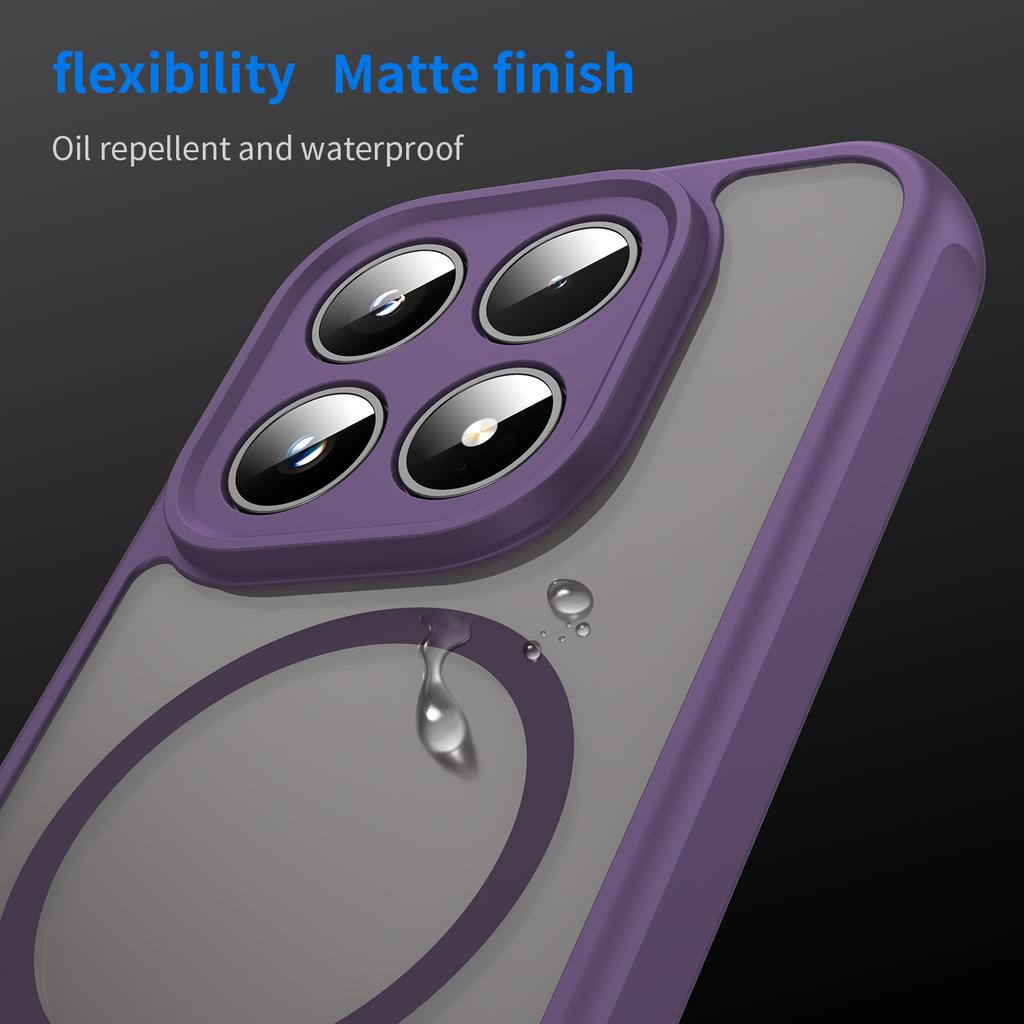 For Xiaomi 17 Magnetic Case Anti Drop PC + TPU Phone Cover