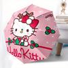 1pc Christmas Hello Kitty Candy Cane Umbrella with Plastic Handle,Suitable for All Seasons Home Travel Outdoor UmbrellaSanlio595