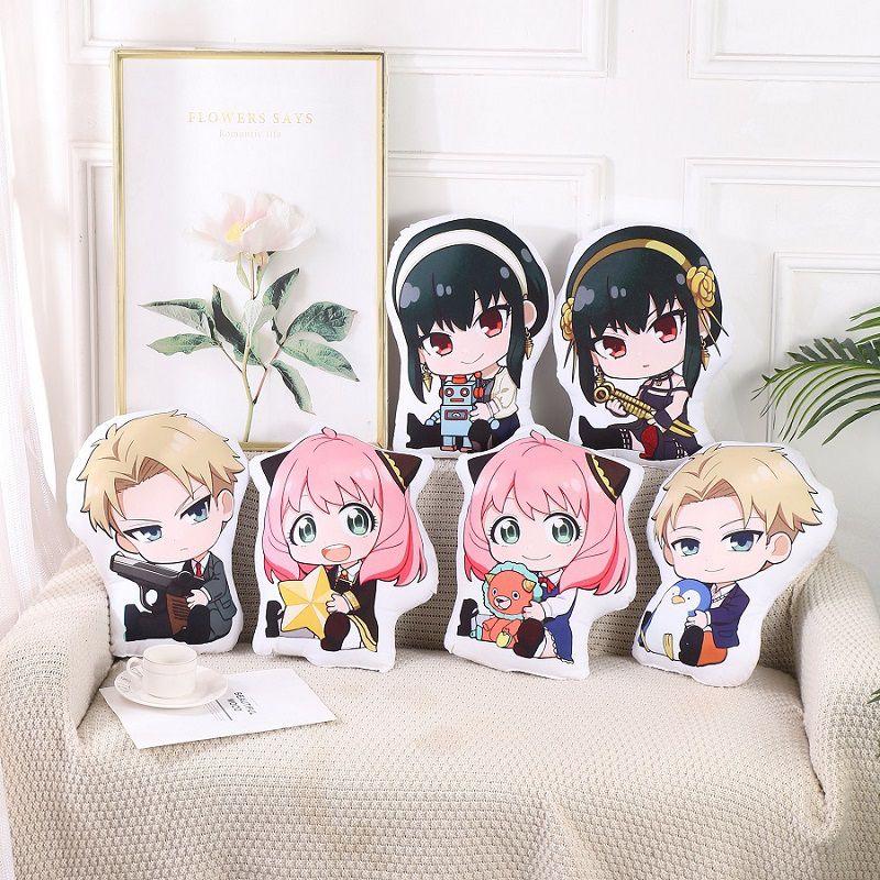 Cute Spy X Family Anya Loid Acrylic Cartoon Plush Doll Pillow For Kids