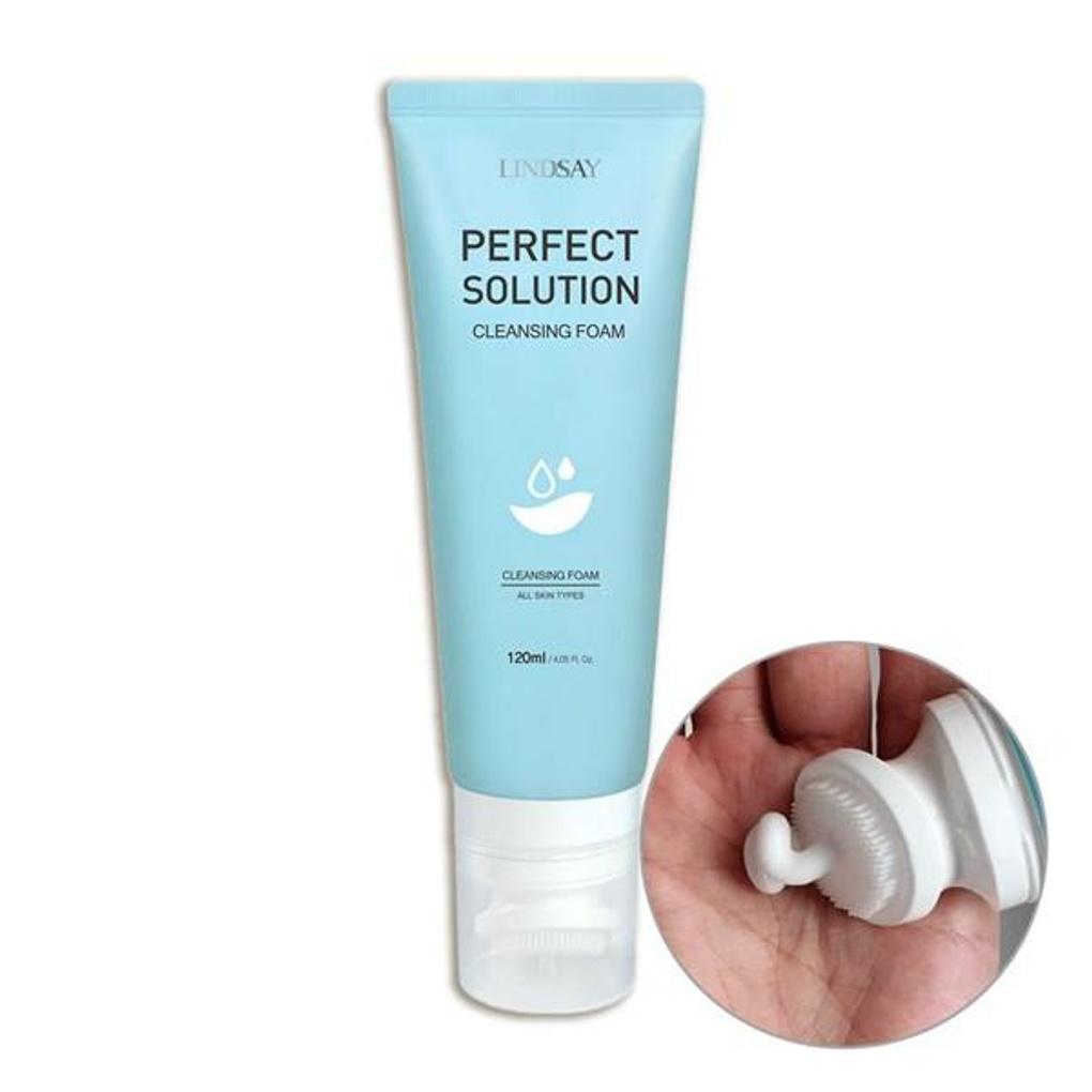 

LINDSAY Plant-derived Silicone Brush Cleansing Foam 120ml 120ml