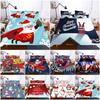 Santa Claus Christmas Quilt Duvet Cover Set With Soft Polyester Material**