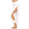 Solid Color High Slim Loose Harem Pants Pure Color High Slit Loose Harem Pants