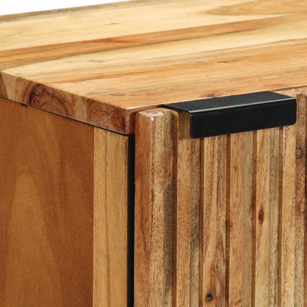 Sideboard with Shelf Brown 40 X 33.5 X 75 Cm Solid Mango Wood
