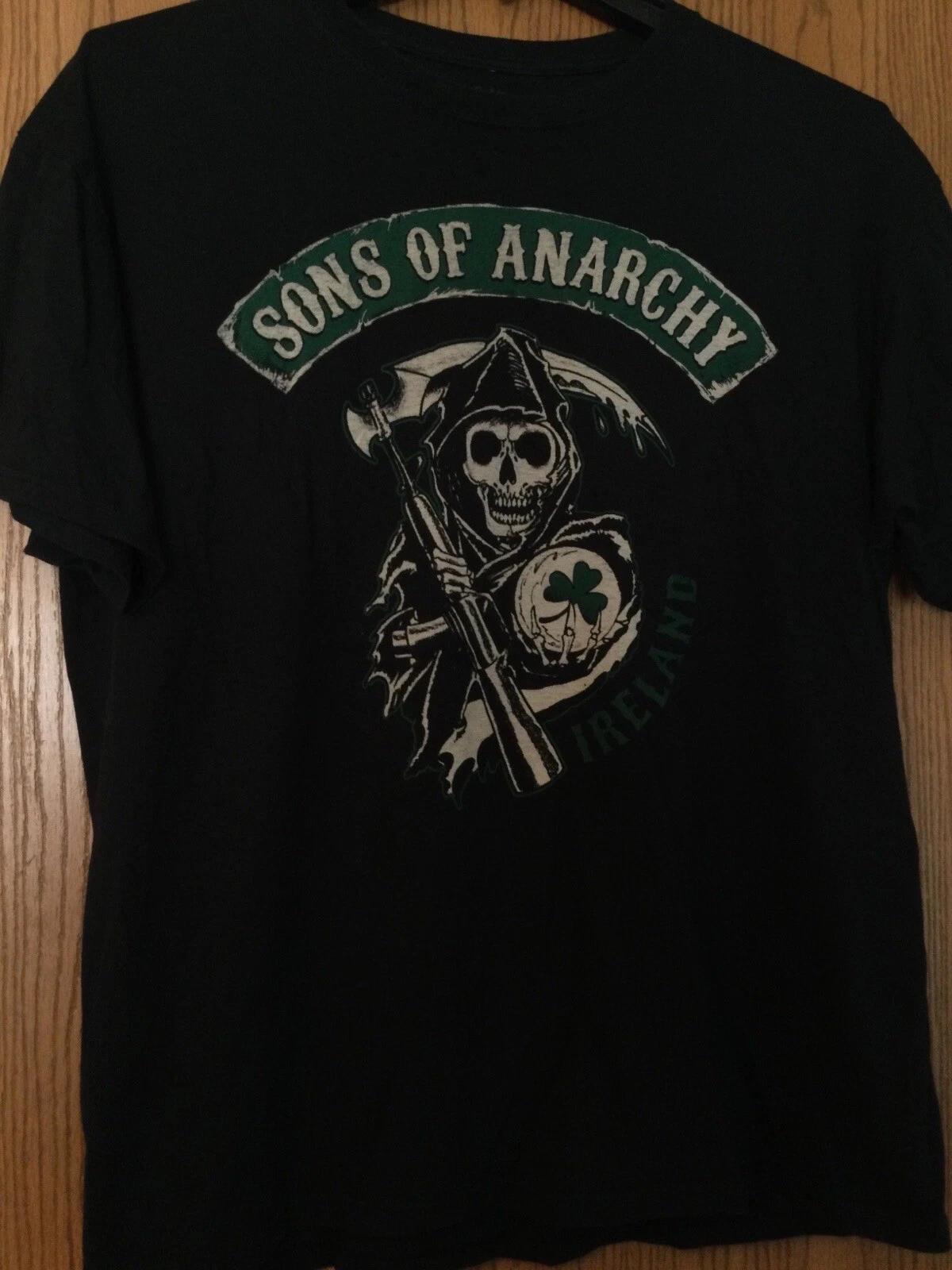 Sons Of Anarchy - Ireland - Black Shirt - XL 2XL