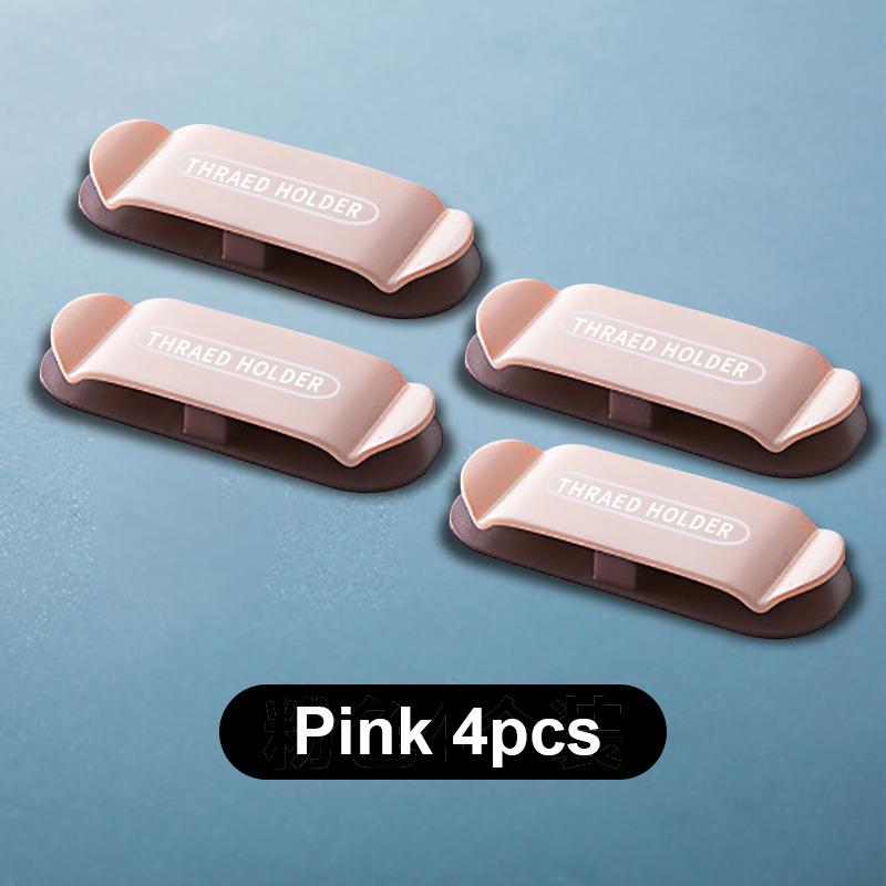 Fixing Clamp for Power Cord Hook Wire Cable Winder Holder Home Appliance Plug Organizer Device Data Line Management Clips