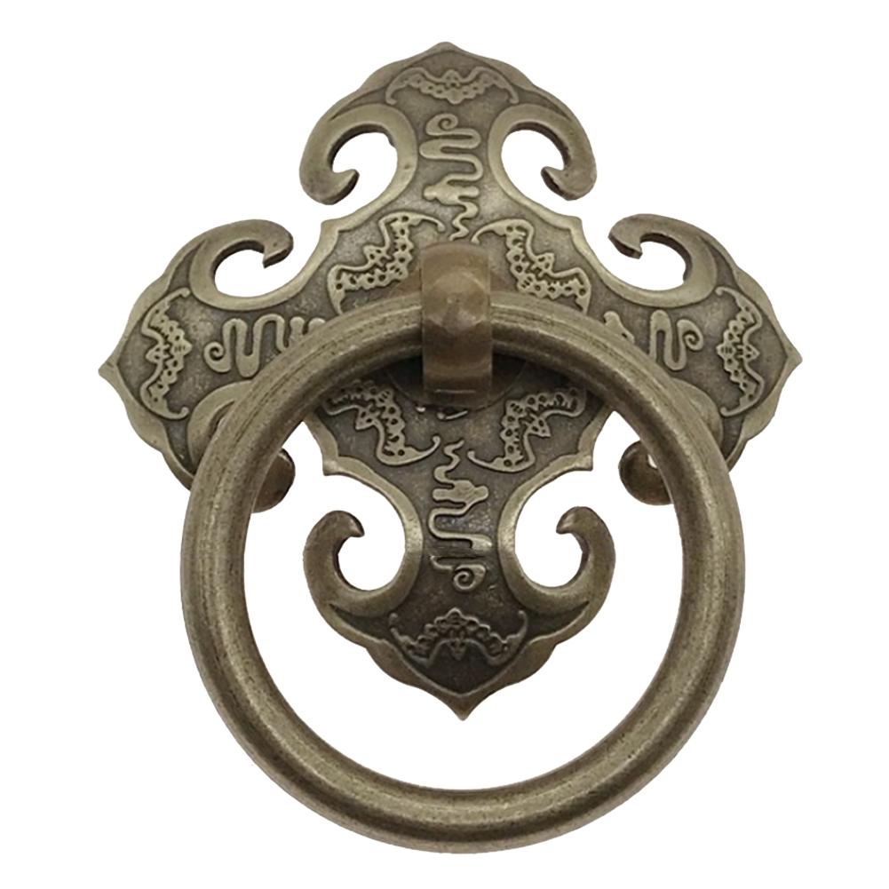 Brass Gate Handle with Vintage Aesthetic Simple Screw Installation for Front Doors and Interior Spaces in Your Home
