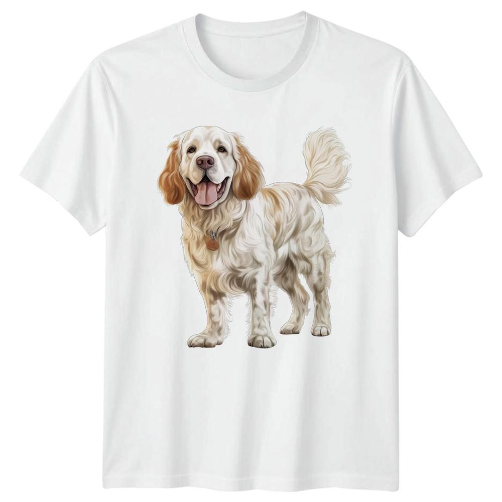 Happy Retriever Dog Animals Unisexs TShirt Unisexs Tee Graphic Unisex Top S