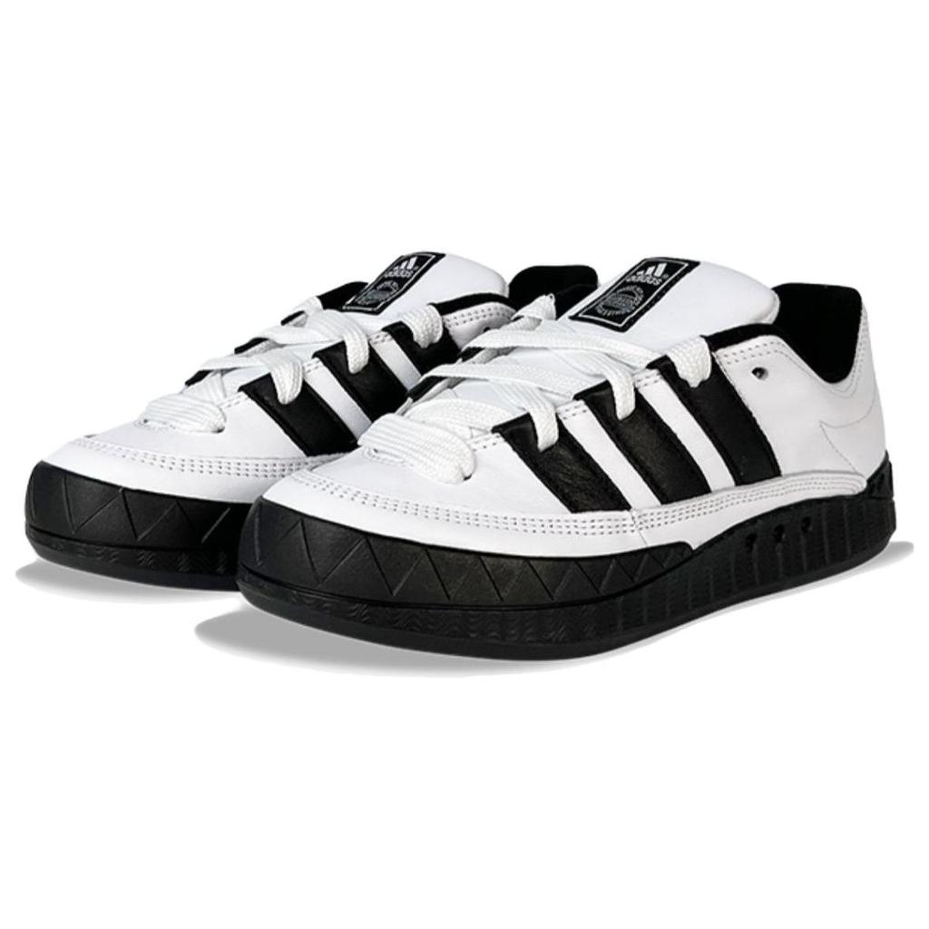 Atmos X Adidas Adimatic White Black Unisex Sneakers Footwear-White Core-Black ID7717