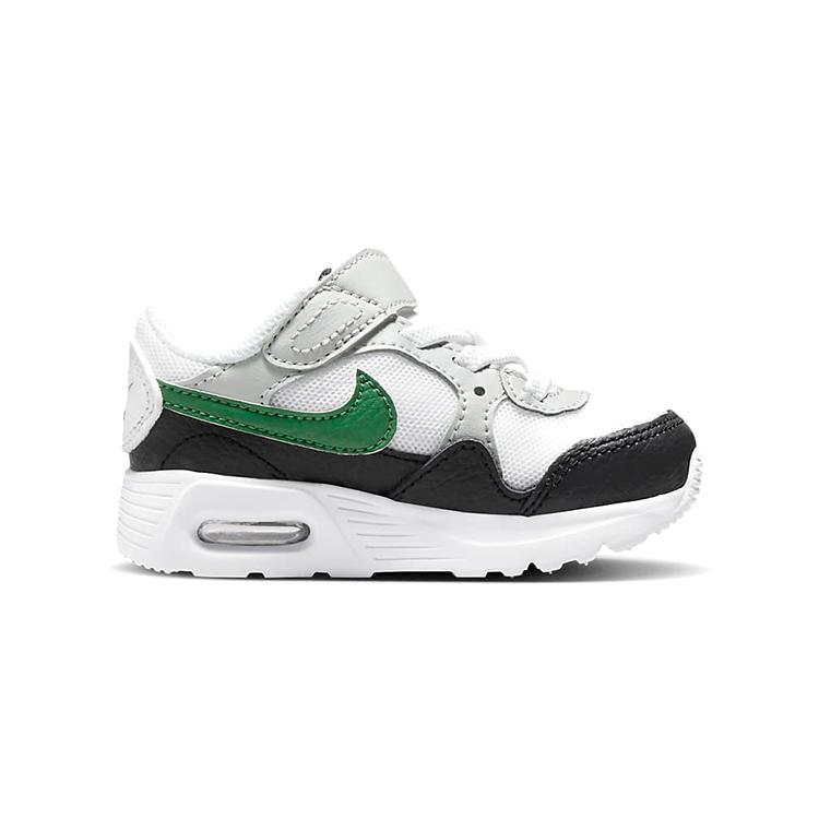 Nike Air Max SC Cushioning Abrasion Resistant Breathable Low top Toddler Shoes White Green Infant And Toddler CZ5361-112