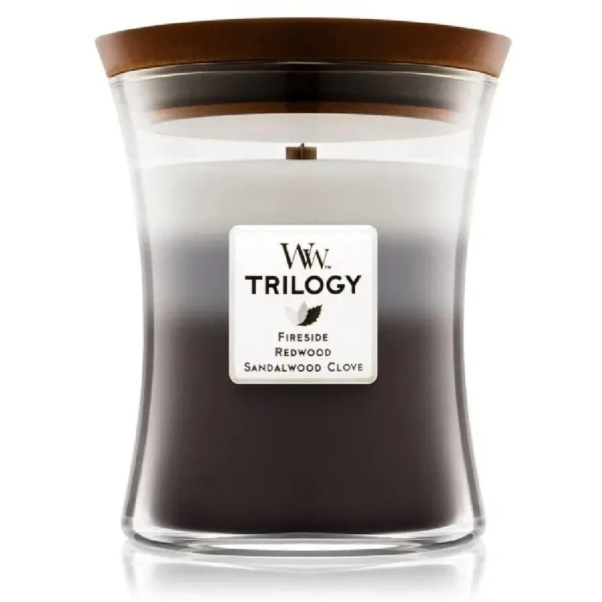

Bougie Parfumée Woodwick Trilogy Medium Warm Woods