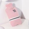 Hot Water Bottle with Cover 1L Large Classical Hot Water Bag for Pains Relief Neck & Shoulders Feet Warm Great Gift
