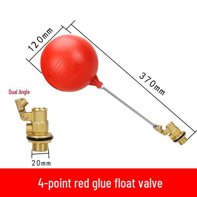 Universal Adjustable High Flow Plastic Float Valve - Dual-Use Vertical/Horizontal Switch