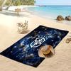 Brasilien Fußball Druck Strandtuch Schnelltrocknend Super Saugfähig Weiches Badetuch zum Schwimmen Strand Reisen Fan Souvenir Geschenk