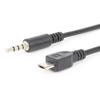 Micro USB til Jack 3,5 mm lydkabelkontakt hodetelefonplugg lydadapterkabel