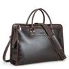 Black Angel Genuine Leather 14.2" Laptop Messenger Bag for Men