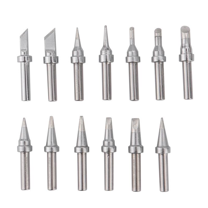High-Frequency Purple Copper Electric Soldering Iron Tip 203H BY200 - Knife, Horse Hoof, and Round Shapes