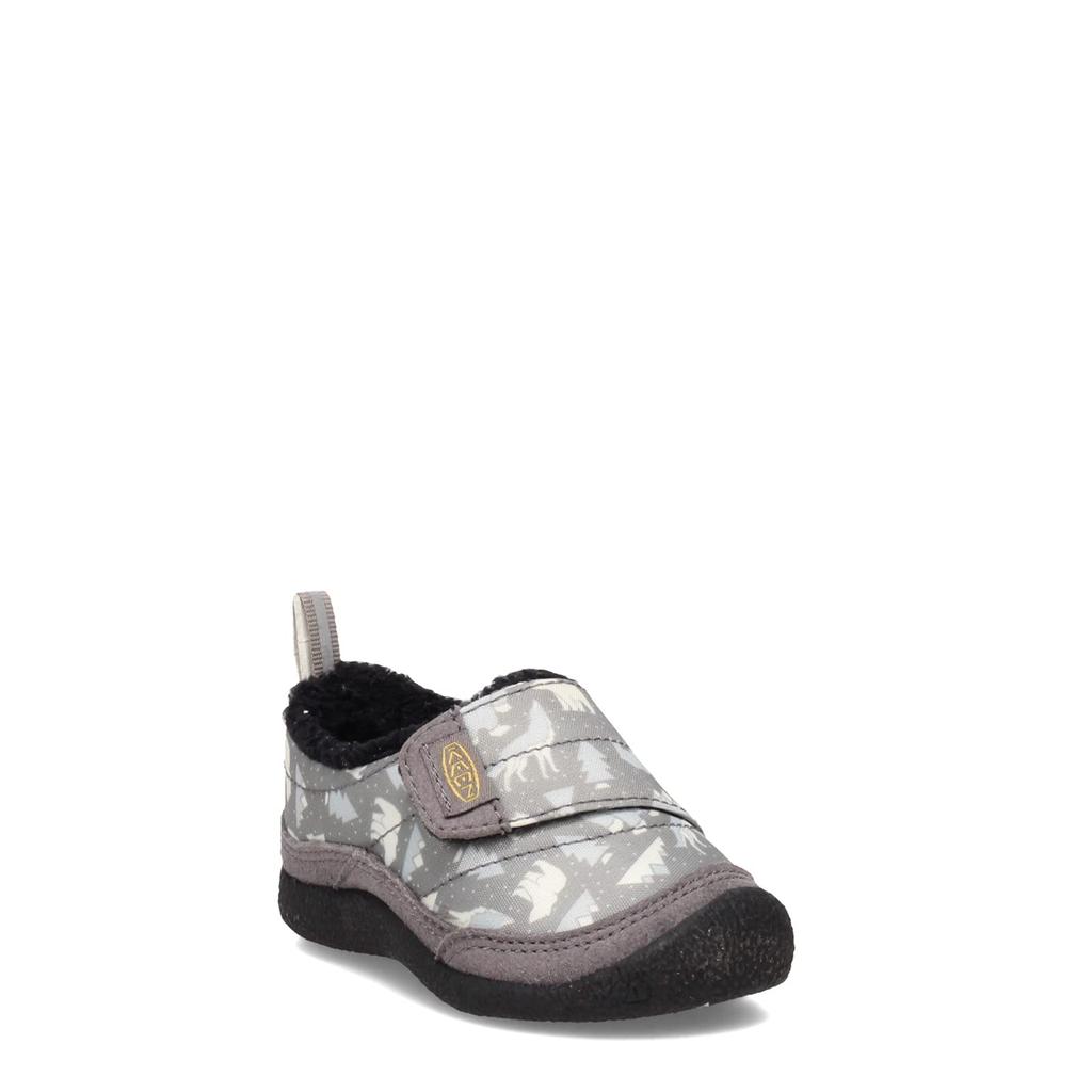 KEEN HOWSER LOW WRAP Sneakers (Sizes 11.5-23.5cm) (Previous Model) Hauser Low Wrap Kids' Steel Grey/Star White, Size 11.5cm