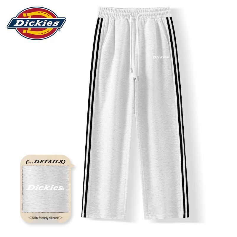 Dickies Men s Loose Striped Straight-Leg Pants L