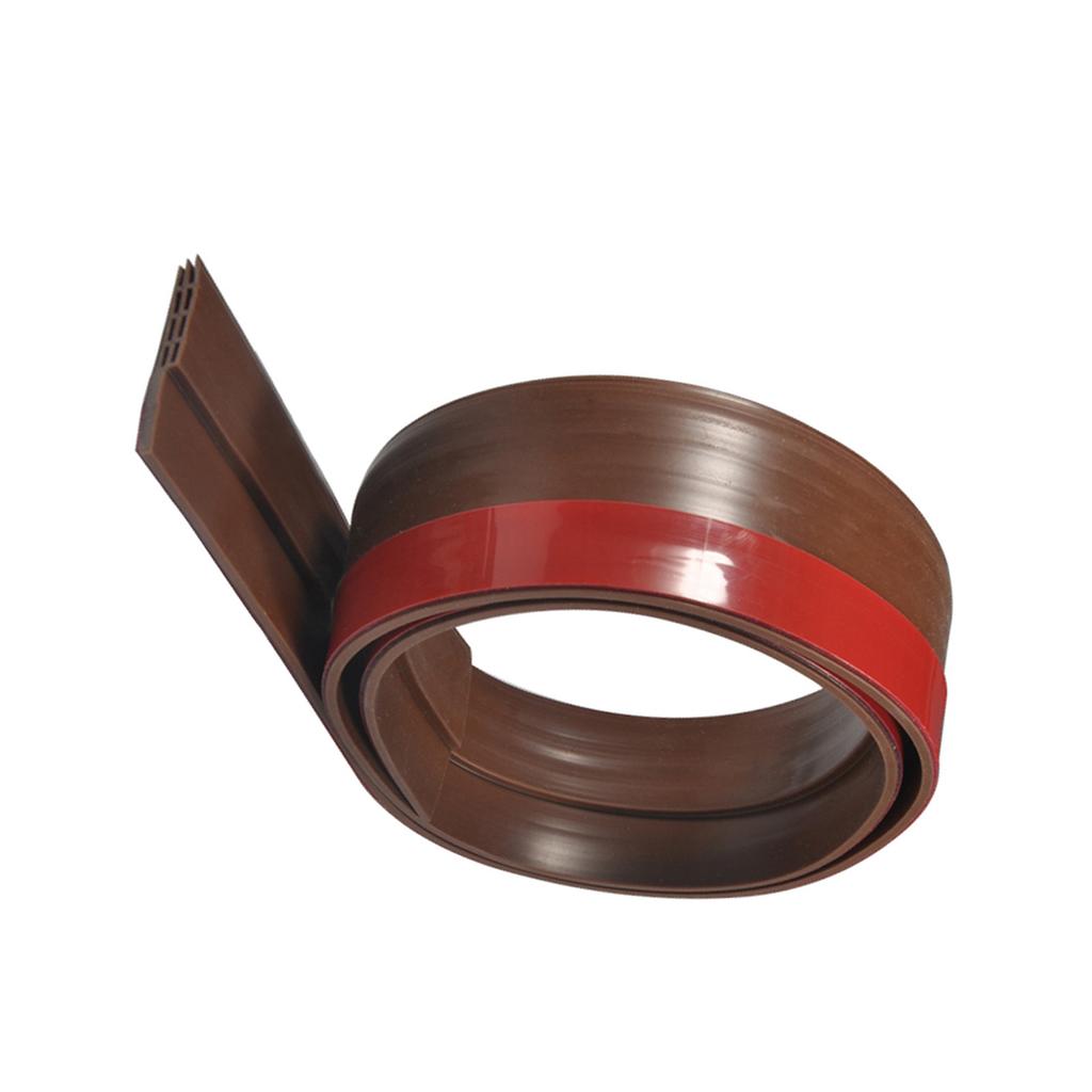 100cm Silikonkautschuk Türstreifen Selbstklebende Rückseite Türdichtung für Fenster- oder Türspalt