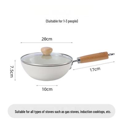 Yoshida Takumi Antihaft-Wok mit flachem Boden