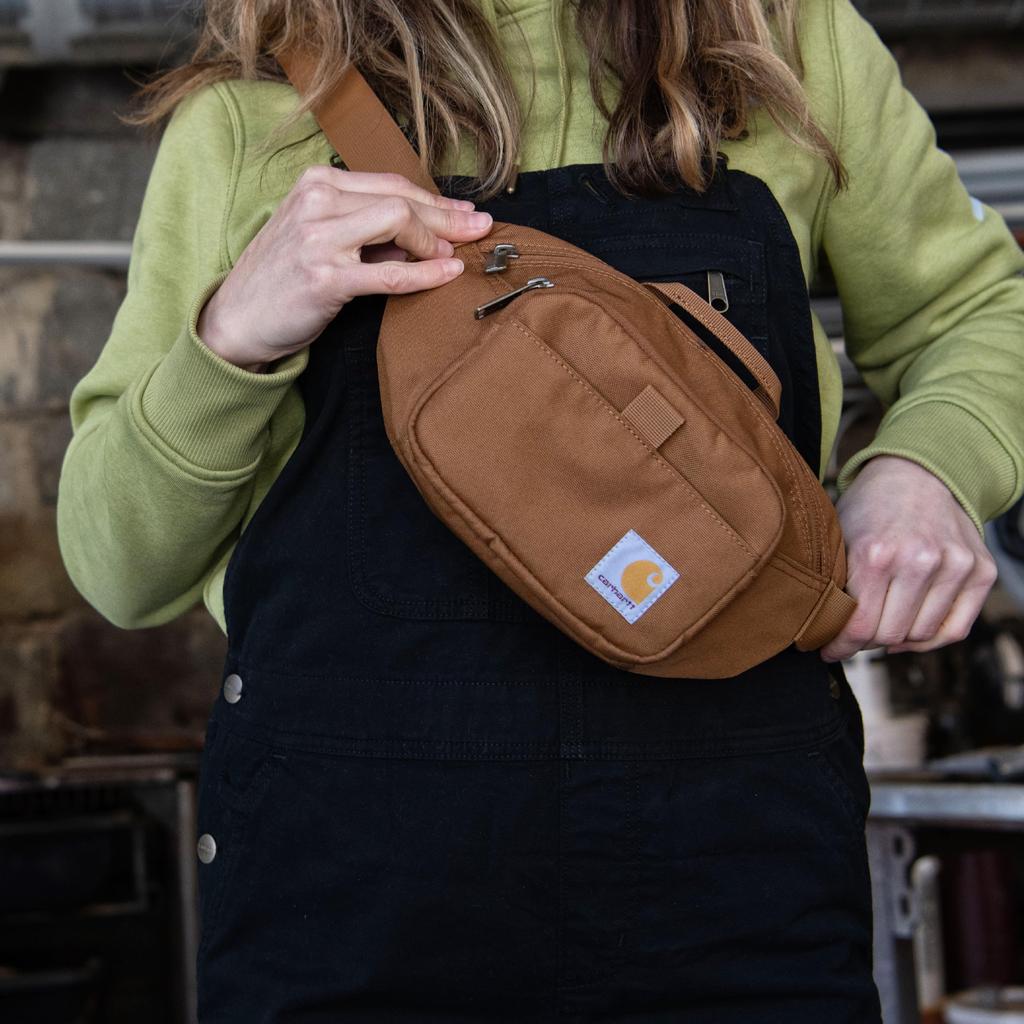 Carhartt Waist Bag, Body Bag, Shoulder Bag, Classic 2.5L Water-Repellent, Lightweight, Travel, Outdoor Bag, CB0554 [B0000554] Brown