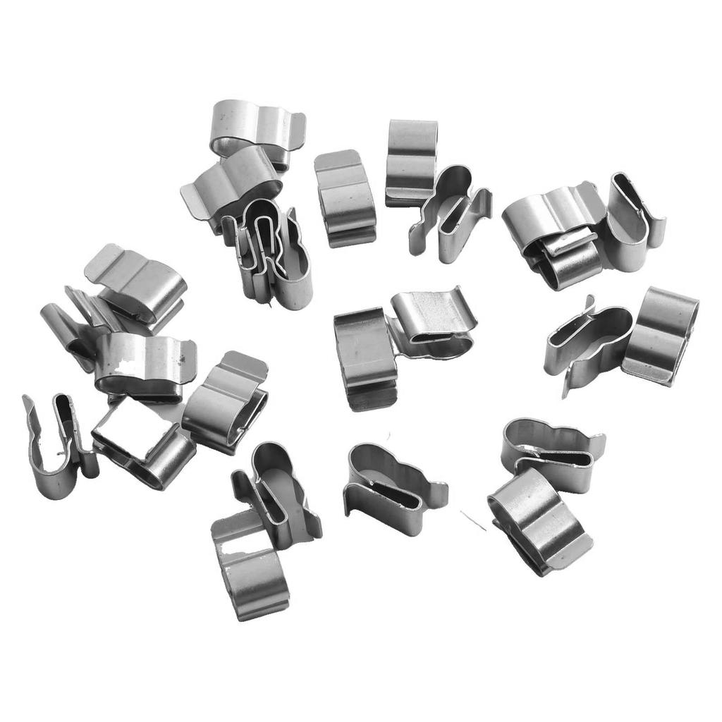 Home Use Office Use 22.5 Mm 0.89 Inches Solar Panel Clips Double Wire Clips Compact And Portable No Tools Required