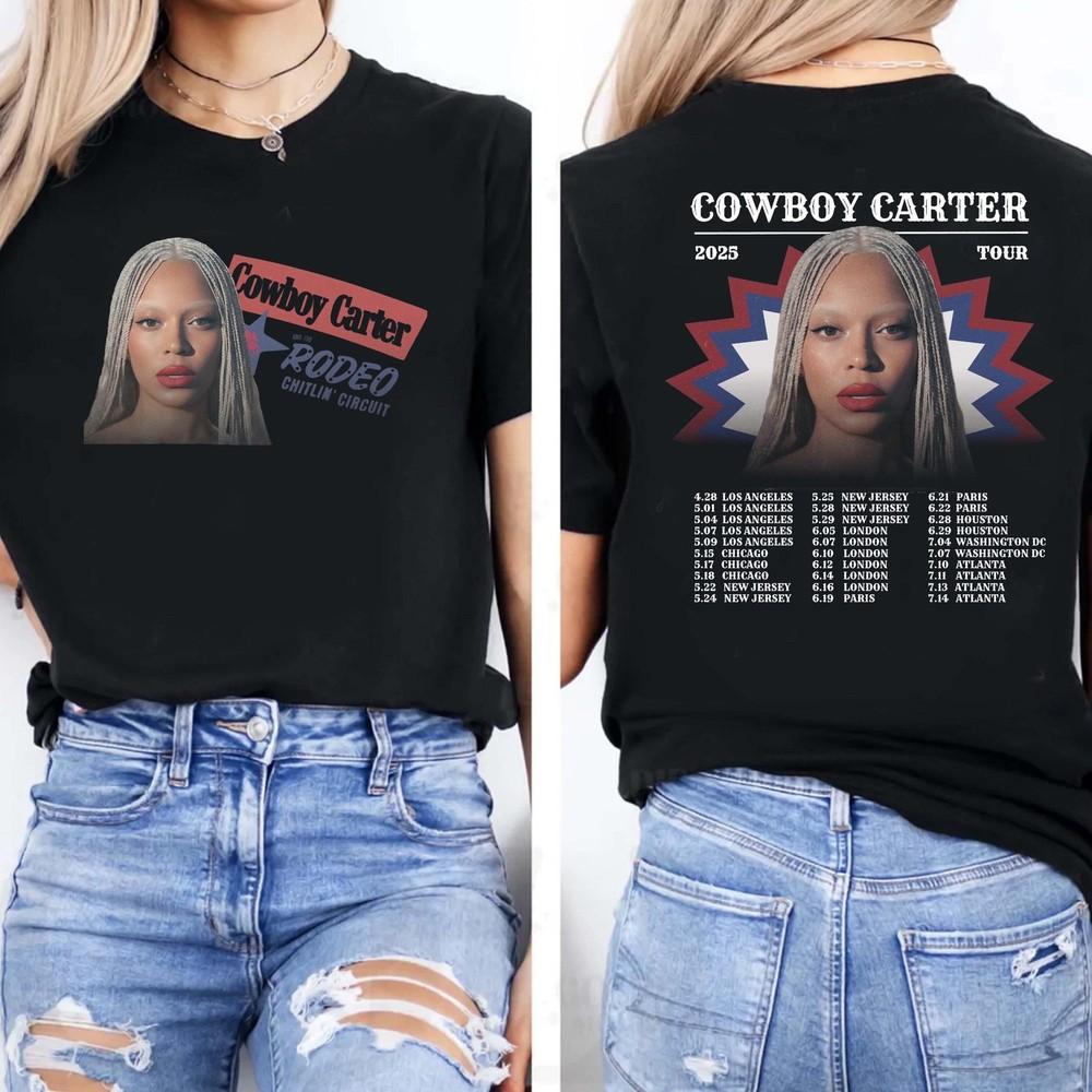 Beyonce Cowboy Carter Tour Shirt  Unisex T-shirt 2025 Unisex T-Shirt S