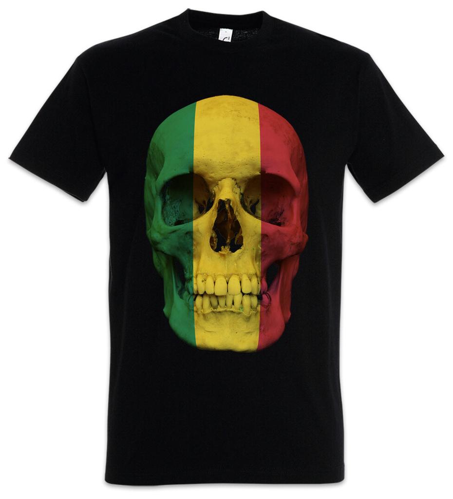 CLASSIC BOLIVIA SKULL FLAG T-Shirt Mens Womens Tees Top - Schädel Banner Fahne Bolivien
