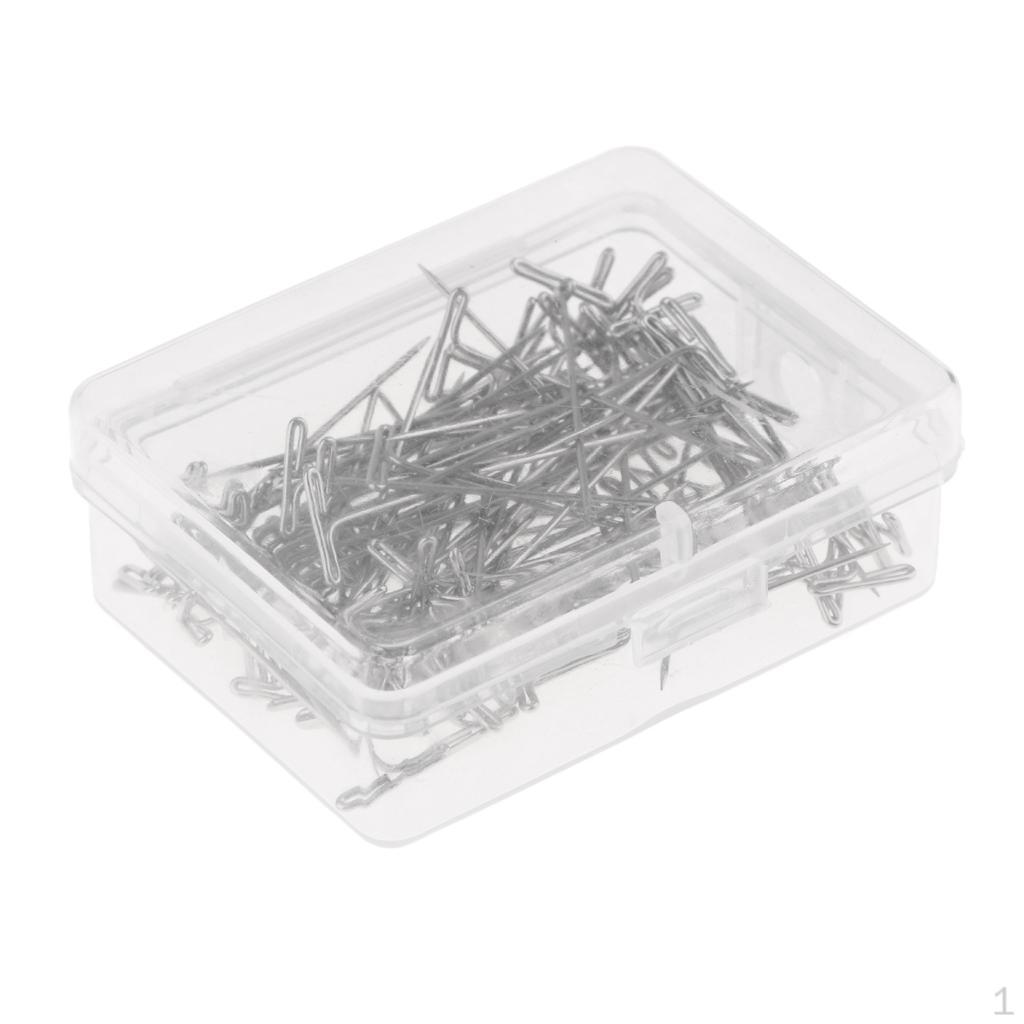 100PCs T Pins Wig T-pins For Holding Wigs Sewing Extensions 35mm