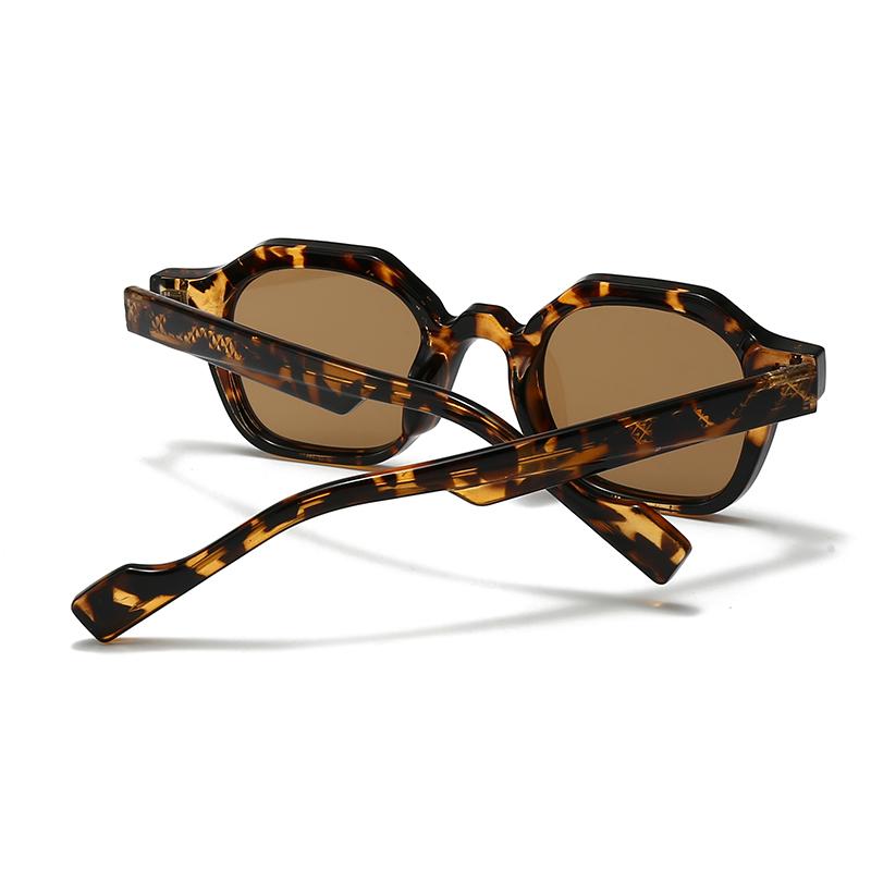 European And American  Trendy Street Style Retro Artistic Acrylic Insert Sunglasses Modern Charm Ins Sunglasses 28067