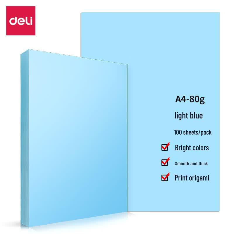 Deli 7757 A4 80gsm Color Copy Paper